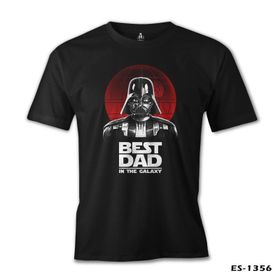 Lord T-Shirt ES-1356 Siyah Star Wars Best Dad Erkek T-shirt