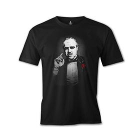 Lord T-Shirt ES-1366 Siyah The Godfather Rule Erkek T-shirt