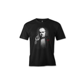 Lord T-Shirt ES-1366 Siyah The Godfather Rule Erkek T-shirt