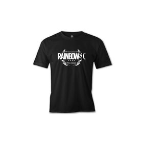 Lord T-Shirt ES-1386 Siyah Rainbow Six Pro Erkek T-shirt