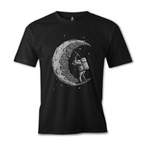 Lord T-Shirt ES-1391 Siyah Space Construction Erkek T-shirt
