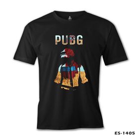 Lord T-Shirt ES-1405 Siyah Pubg Red Storm Erkek T-shirt