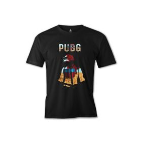 Lord T-Shirt ES-1405 Siyah Pubg Red Storm Erkek T-shirt