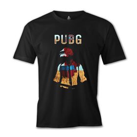 Lord T-Shirt ES-1405 Siyah Pubg Red Storm Erkek T-shirt