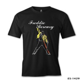 Lord T-Shirt ES-1429 Siyah Freddie Mercury King Of Queen Erkek T-shirt