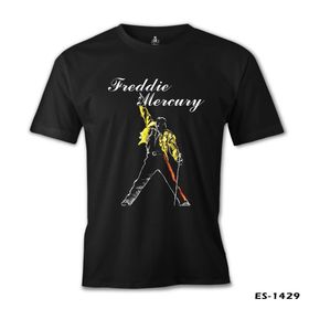 Lord T-Shirt ES-1429 Siyah Freddie Mercury King Of Queen Erkek T-shirt