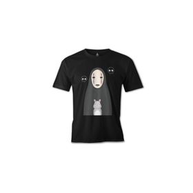 Lord T-Shirt ES-1524 Sprited Away Kaonashi Siyah Erkek T-Shirt