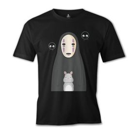 Lord T-Shirt ES-1524 Sprited Away Kaonashi Siyah Erkek T-Shirt