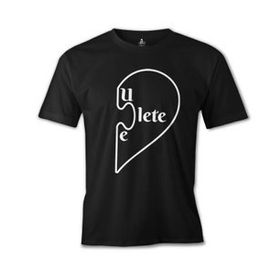 Lord T-Shirt ES-1528 You Complete Lete Siyah Erkek T-Shirt