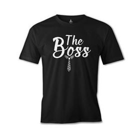 Lord T-Shirt ES-1533 The Boss Siyah Erkek T-Shirt