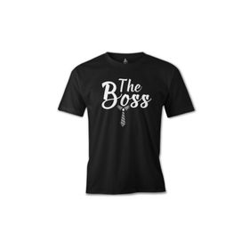 Lord T-Shirt ES-1533 The Boss Siyah Erkek T-Shirt