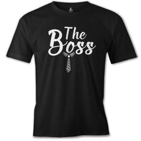 Lord T-Shirt ES-1533 The Boss Siyah Erkek T-Shirt