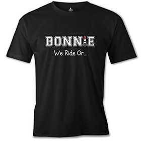 Lord T-Shirt ES-1535 Bonnie And Clyde Bonnie Siyah Erkek T-Shirt