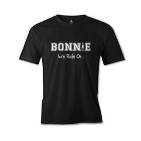 Lord T-Shirt ES-1535 Bonnie And Clyde Bonnie Siyah Erkek T-Shirt