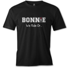Lord T-Shirt ES-1535 Bonnie And Clyde Bonnie Siyah Erkek T-Shirt