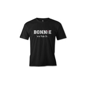 Lord T-Shirt ES-1535 Bonnie And Clyde Bonnie Siyah Erkek T-Shirt