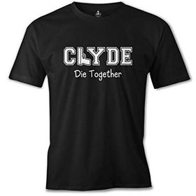 Lord T-Shirt ES-1536 Bonnie And Clyde Clyde Siyah Erkek T-Shirt