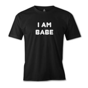 Lord T-Shirt ES-1540 I Am Babe Siyah Erkek T-Shirt