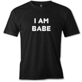 Lord T-Shirt ES-1540 I Am Babe Siyah Erkek T-Shirt