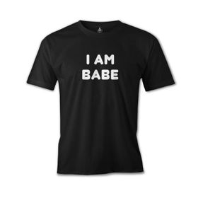 Lord T-Shirt ES-1540 I Am Babe Siyah Erkek T-Shirt