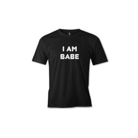 Lord T-Shirt ES-1540 I Am Babe Siyah Erkek T-Shirt