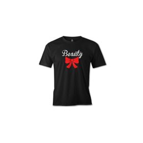 Lord T-Shirt ES-1541 Beauty And The Beast Beauty Siyah Erkek T-Shirt