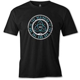 Lord T-Shirt ES-1569 Dark Timeline Siyah Erkek T-Shirt
