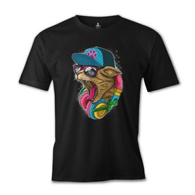 Lord T-Shirt ES-166 Siyah Catphone Müzik Erkek T-shirt