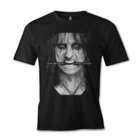 Lord T-Shirt ES-254 Siyah Alice Cooper Erkek T-shirt