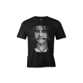 Lord T-Shirt ES-254 Siyah Alice Cooper Erkek T-shirt