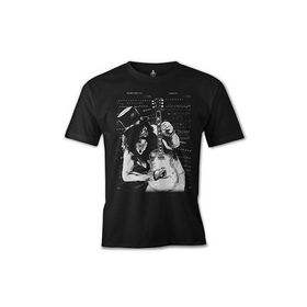 Lord T-Shirt ES-307 Siyah Slash Guitar Erkek T-shirt