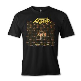 Lord T-Shirt ES-352 Siyah Anthrax Among The Living Erkek T-shirt