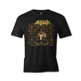 Lord T-Shirt ES-352 Siyah Anthrax Among The Living Erkek T-shirt