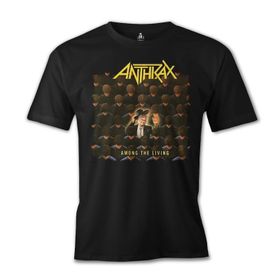 Lord T-Shirt ES-352 Siyah Anthrax Among The Living Erkek T-shirt