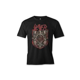 Lord T-Shirt ES-385 Siyah Slayer Eagle Erkek T-shirt