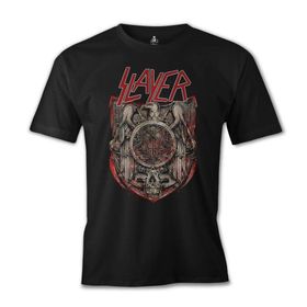 Lord T-Shirt ES-385 Siyah Slayer Eagle Erkek T-shirt