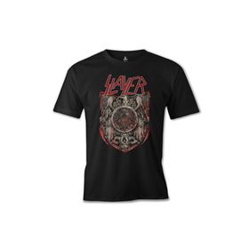 Lord T-Shirt ES-385 Siyah Slayer Eagle Erkek T-shirt