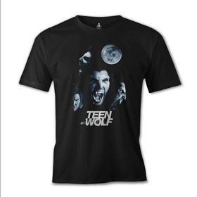 Lord T-Shirt ES-389 Siyah Teen Wolf Erkek T-shirt