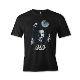 Lord T-Shirt ES-389 Siyah Teen Wolf Erkek T-shirt