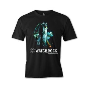 Lord T-Shirt ES-403 Siyah Watch Dogs Erkek T-shirt
