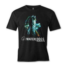 Lord T-Shirt ES-403 Siyah Watch Dogs Erkek T-shirt