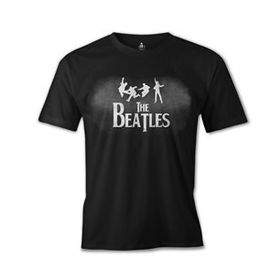 Lord T-Shirt ES-406 Siyah The Beatles 2 Erkek T-shirt