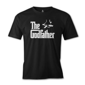 Lord T-Shirt ES-417 Siyah The Godfather Logo Erkek T-shirt