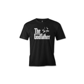 Lord T-Shirt ES-417 Siyah The Godfather Logo Erkek T-shirt