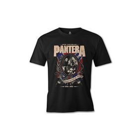 Lord T-Shirt ES-46 Siyah Pantera Vulgar Display Of Power Erkek T-shirt