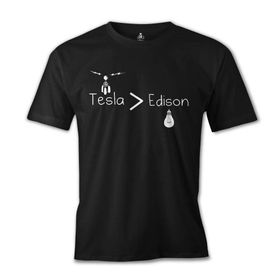 Lord T-Shirt ES-498 Siyah Tesla - Edison Erkek T-shirt
