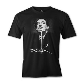 Lord T-Shirt ES-504 Siyah Salvador Dali Erkek T-shirt