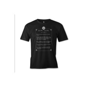 Lord T-Shirt ES-551 Siyah Death Note How To Use It Erkek T-shirt