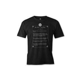 Lord T-Shirt ES-551 Siyah Death Note How To Use It Erkek T-shirt