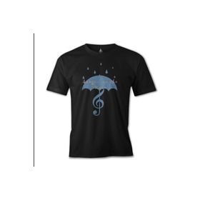 Lord T-Shirt ES-574 Siyah Singin In The Rain 2 Erkek T-shirt
